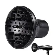 Hair Diffuser For Curly Hair 14 X 15.5cm Professional Blow Dryer Diffuser Hair Dryer Diffuser Attachment For Curly And Natural Wavy Hair Salon Tool
