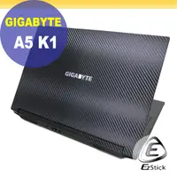 在飛比找PChome24h購物優惠-技嘉 GIGABYTE A5 K1 黑色卡夢膜機身貼 (DI