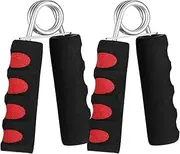 2 Pack Handle Holder, Finger Clamp, Hand Soft Foam Manual Exerciser - Rapid Increase of Wrist, Forearm and Finger Strength Exercise Equipment