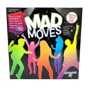 Mad Moves Dance Fun Music Board Game - 3 or more players - Ages 8+