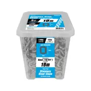 Pinnacle 6mm 15/64" x 19m Stainless Steel Chain