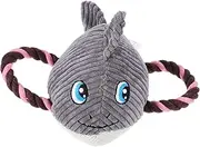 Cute Dog Squeaky Plush Cartoon Animal Shape for Small Dogs Interactive Molar for Playing Pet Owners Helps Prevent Furniture Damage