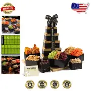 Freshly Picked Gourmet Nuts & Dried Fruits Tower - Perfect Sympathy Gesture