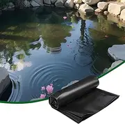 Black Heavy Duty Pond Liners Flexible Rubber Pond Liner for Garden Ponds Impermeable Film 1x6m 2x7m 3x8m 4x10m 5x12m Durable Underlayment for Koi Ponds, Aquaculture and Water Gardens(10x15m(32.8x49.2f