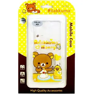 Rilakkuma 拉拉熊 HTC One A9 彩繪透明保護軟套