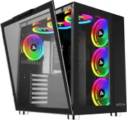 Prism-Elite-Bk Prism Elite Mid Tower ATX Gaming PC Cube Case W/ 7X 120Mm PWM ARG