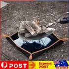 Camping Fire Pit Mat Heat-Resistant Double-Sided Silicone for Outdoor Picnic BBQ