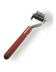 [Andala Pets] Artero Double Sided Super Undercoat Rake 13-7 Medium in Brown