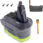 Adapter for Ryobi 18V Battery P108 RB18L50 Converter to V6 DC58 DC59 DC61 DC62 DC72 Vacuum Cleaner for Dyson SV03 SV04 SV05 SV09 Battery Adapter (only Adapter)