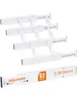 Lifewit 16"-22" Adjustable Drawer Dividers 2.36" High with Inserts