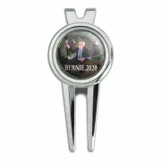 Bernie Sanders 2020 with Birds Cartoon Golf Divot Tool Ball Marker