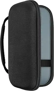 Geekria Shield Speaker Case Compatible with Bose SoundLink Flex Bluetooth Portable Case Cover, Replacement Hard Shell Portable Speaker Protective Carrying Bag with Cable Storage (Black)