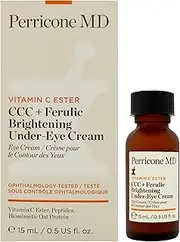 Vitamin C Ester CCC Plus Ferulic Brightening Under Eye Cream by Perricone MD for Women - 0.5 oz Cream