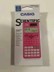 CASIO FX-300ES Plus PK Calculator 2nd Ed. Scientific Pink Algebra Geometry - NEW