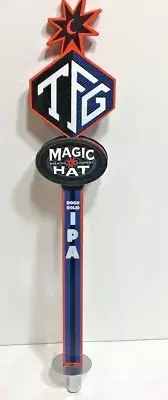 Beer Tap Handle Magic Hat "TFG" Rock Solid IPA Marker Brewing Co. 14 inch Tapper