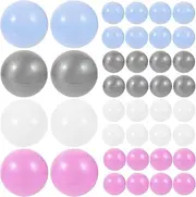YARNOW 50Pcs Round Shaped Ocean Balls for Crush Ball Pit Balls with Pearl Lake Fun Outdoor Play