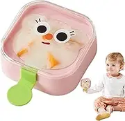 Homemade Ice Cream Mold, Ice Cream Maker with Lid, Easy Release Cute Mould for Fruit Snack Chocolate Dessert Freezer, Dishwasher Safe