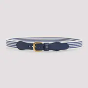 [Valentino Garavani] Valentino Garavani-White And Blue 35 Cord Belt-Uomo 100 CM