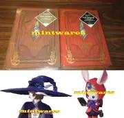 Encyclopaedia Eorzea Final Fantasy 14 Volume 1 & 2 Book + Namingway Matoya’s Hat