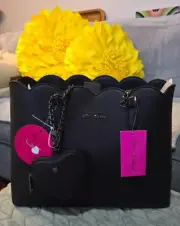 Betsey Johnson - Large Black Tote (NEW with Tags) XO