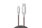 Laser 1m USB iDevice Cable iPhone LED Charge Cable (Black)