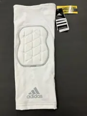 NEW Adidas Techfit Climacool Ironskin White Knee Pad Size X-Large