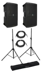Mackie Thump212 1,400-watt 12-inch Powered Speaker Pair with Stands and Cables
