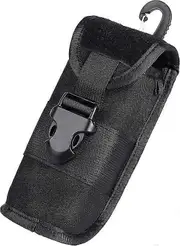 Eyeglasses Case With Buckle Hard Shell Sunglasses Storage Box For Outdoors Camping Hiking Cycling Nylon black1pcs