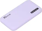 5G Mobile Hotspot, WiFi6 with 6100mAh, IP67 Rugged Travel Router for 16 Devices - Nano SIM Support (Purple)