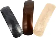 VICASKY 3pcs Retro Acrylic Hair Clips Chic Hair Barrettes for Women Slip Design for for Parties Weddings and Daily Wear