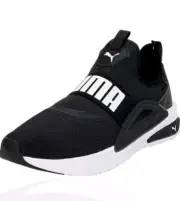 PUMA Men Softride Enzo Black/White Slip-On Training/Running Shoes 37787501 #606