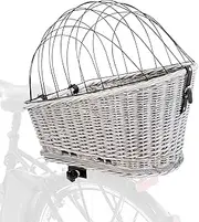 TRIXIE Bicycle Basket with Grille for Pannier Rack