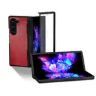 For Samsung Galaxy Z Fold 6 Leather Shockproof Case w/Screen Protector+Pen Tray