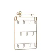 2Pcs Wall Mounted 11 Key Holder Rack Organizer Pocket for Entryway Kitchen Home Office Decor
