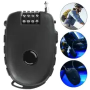 Motorcycle Helmet Lock Motorbike Helmet Lock Mini Cable Lock EJ^