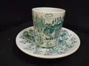 Nymolle Art Faience HOYRUP ltd ed 4006 Demitasse Expresso Cup/Saucer Denmark
