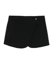 Eccentric front opening skirt FR34,FR36,FR38,FR40 black