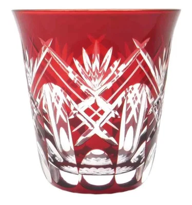Sumida Edo Kiriko Glass, Shochu Glass, Tumbler (presented in gift box), Layered