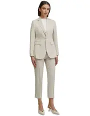 [Oxford] Ebony Tailored Blazer in Natural
