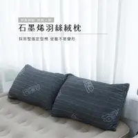 在飛比找momo購物網優惠-【藍貓BlueCat】石墨烯獨立筒枕頭(石墨烯枕頭 枕頭 飯