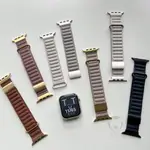 新款二代反扣磁吸荔枝紋APPLE WATCH7 S8 ULTRA 6 5 SE真皮錶帶40 42 44 41 45MM