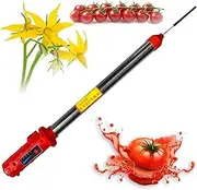 Cordless Tomatoes Pollinator Sprayer, Electric Tomato Pollinator, 7000RPM Greenhouse Cucumber Tomato Pollination Tool with LCD Display for Indoor Gardens, Tomatoes