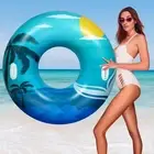 Pool Tubes for Adult, 42 Inch Large Floats Tube Rafts with Handles, Inflatabl...