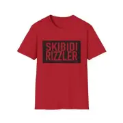 Skibidi Rizzler Gildan Softstyle T-Shirt Unisex Rizzler Shirt