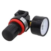Air Compressor Compressed Air Pressure Regulator With Pressure Gauge 1/4NPT Por