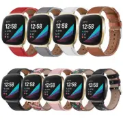 Leather Band Replacement Watch Wrist Strap Wristband For Fitbit Versa 3/ Sense