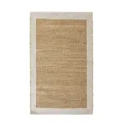 Alhambra Border Jute Rug Wheat 150x240cm