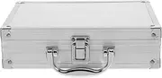 SEWACC Aluminum Briefcase Multi-functional Toolbox Carrying Box Handheld Suitcase for Garden Tools Cosmetic Instrument