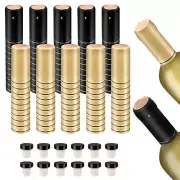 100 Pcs Heat Shrink Capsules Wine Shrink Wraps for Wine Bottle Cork Stoppers