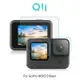 魔力強【Qii 相機玻璃貼】GoPro HERO 9 Black 鏡頭+大螢幕+小螢幕 三片裝 疏水疏油